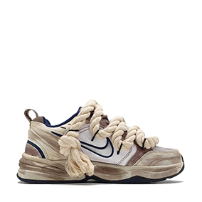 [ CUSTOM ] Air Monarch 4 Dreadlocks Dirty Beige/Brown